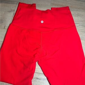 Lululemon Bright Red Leggings